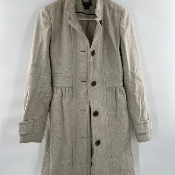 J. Crew wool pea coat size 4 - Picture 8 of 8